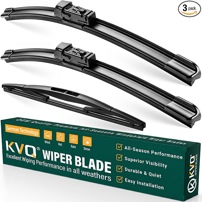 Windshield Wiper Blades Replacement for Subaru Forester 2019 2020 2021 2022 2023 Original Factory Quality Front Rear Wiper Blade Set - 26" 17" 14" (Set of 3)