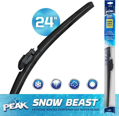 PEAK Snow Beast Winter Windshield Wiper Blade, 24-inch