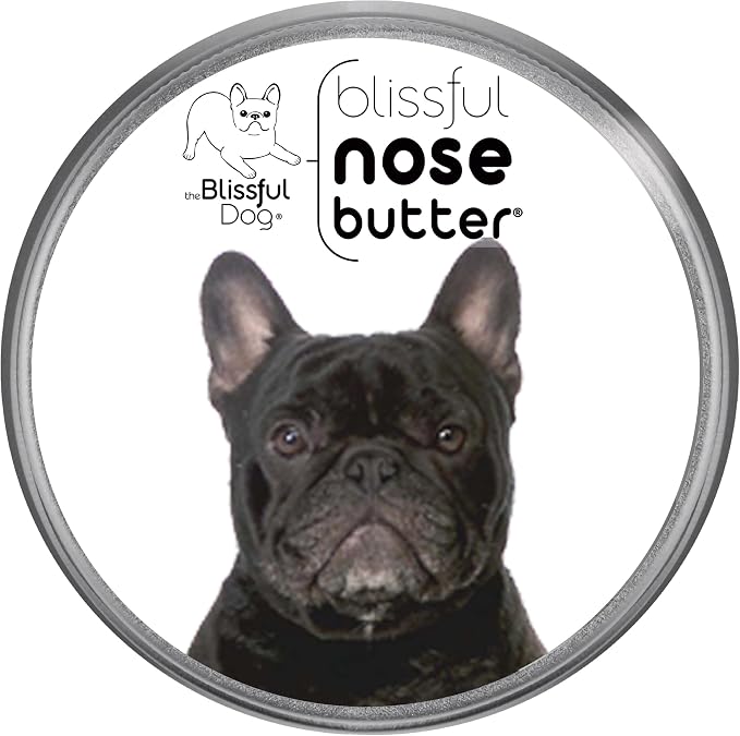 The Blissful Dog French Bulldog Brindle Nose Butter, Versatile Dog Nose Balm for Dry Nose, Handcrafted Nose Moisturizer, Easy-to-Apply Dog Essentials, Unscented, 16 oz.