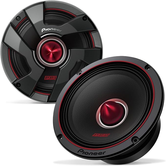 Pioneer P.R.O. Series TS-M651PRO 6.5” Speakers (Pair) – 500W Max, Perfect for high-SPL Builds and pro-Level car Audio