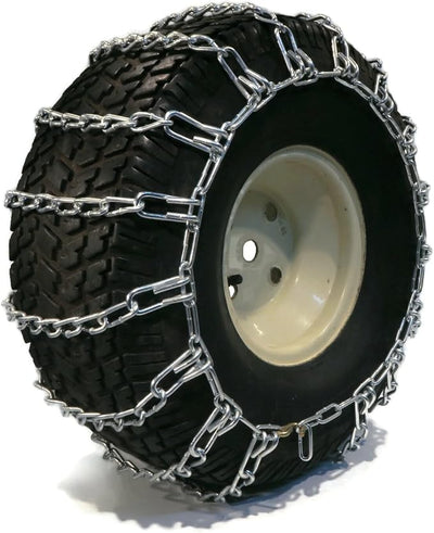 The ROP Shop Pair of 2 Link Tire Chains 14x4x6 for Cub Cadet Snowblower, Thrower & Lawnmower