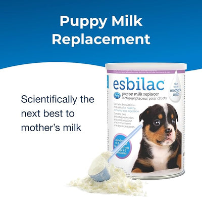 Pet-Ag Esbilac Puppy Milk Replacer Powder - 12 oz - Powdered Puppy Formula with Prebiotics, Probiotics & Vitamins for Puppies Newborn to Six Weeks Old - Easy to Digest
