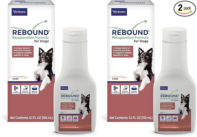 Rebound® Recuperation Formula for Dogs - Promotes the Restoration of Healthy Digestion, Hydration, and Nutrition (Pack of 2)