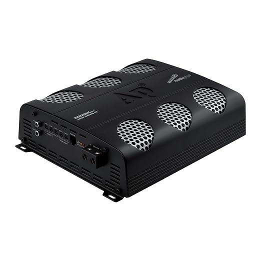 5000 Watts Full Range Class D Mosfet Amplifier (APHF-5000D-H1), 4-Point Protection System, 1 Ohm, BTL Mode, Remote Bass Control Knob
