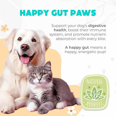 Probiotics for Dogs Chews 150PCs - Digestive, Gut Health & Diarrhea Support - Probiotic Chews for Dogs - Vet Approved US Formula with Dog Probiotics, Enzymes & Natural Ingredients - Beef