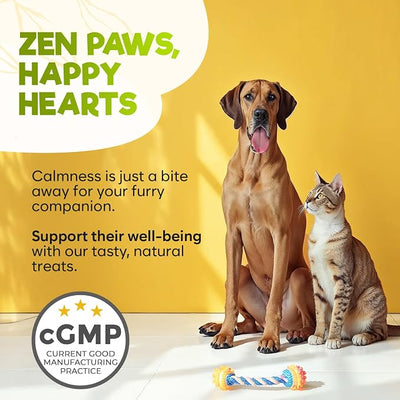 ZENO Hemp Calming Chews for Dogs Anxiety - 150 pcs - Dog Anxiety Relief with Melatonin - Calming Chews for Stress, Travel, Check-up, Barking, or Grooming - Duck Flavor