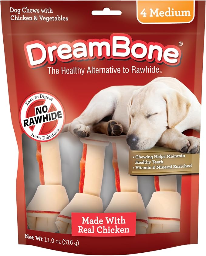 Medium and Large Chews, Treat Your Dog to a Chew Made With Real Meat and Vegetables