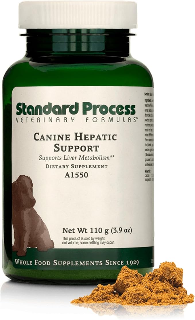 Canine Hepatic Support - Dog Supplement to Aid Liver Health - Hepatic Immune Function & Liver Metabolism Support Supplement - Powder Supplement for Dogs - 110 g