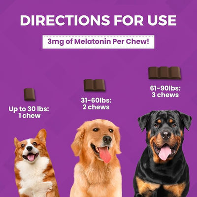 ProgilityMAX Maximum Strength Dog Calming Bars for Stressful Situations, with Melatonin for Dogs, Single-Serve Chews (12 Bars)