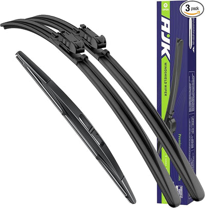 AJK Wiper Blades for Ford Escape 2008-2012 | 2 Piece All Weather OEM Quality Automotive Replacement Windshield Wiper Blades for My Car