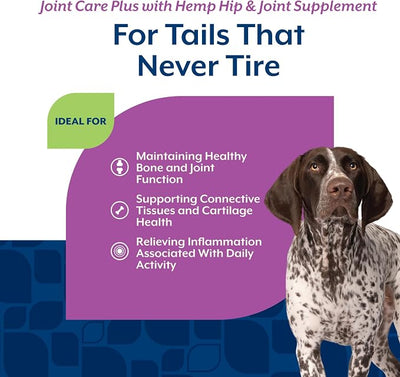NaturVet Hemp Advanced Joint Health Dog Supplement Plus Hemp Seed – Helps Support Joint Health in Dogs – Includes, Collagen, Glucosamine, MSM, Chondroitin, Omegas – 60 Ct.