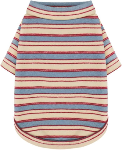 Stylish Striped Block Dog Shirt, Comfortable, Breathable, and Wrinkle-Resistant. Perfect Apparel for Small, Medium, & Large Dogs, a Must-Have for Pet Lovers XS