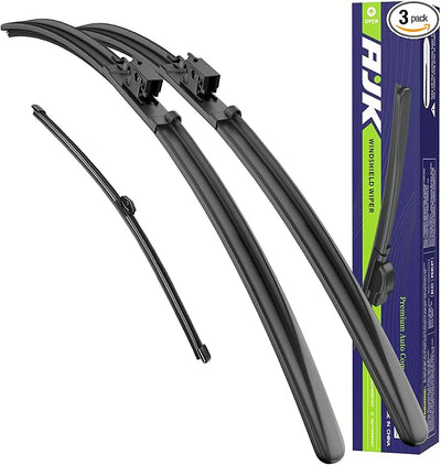 Wipers for Mercedes-Benz GLE-Class W167 GLE 2020-2026(Not for Spray) | For GLE 350 450 450e 580 AMG GLE 53 63S Front and Rear Windshield All Weather OEM Quality Replacement Back Wiper Blades