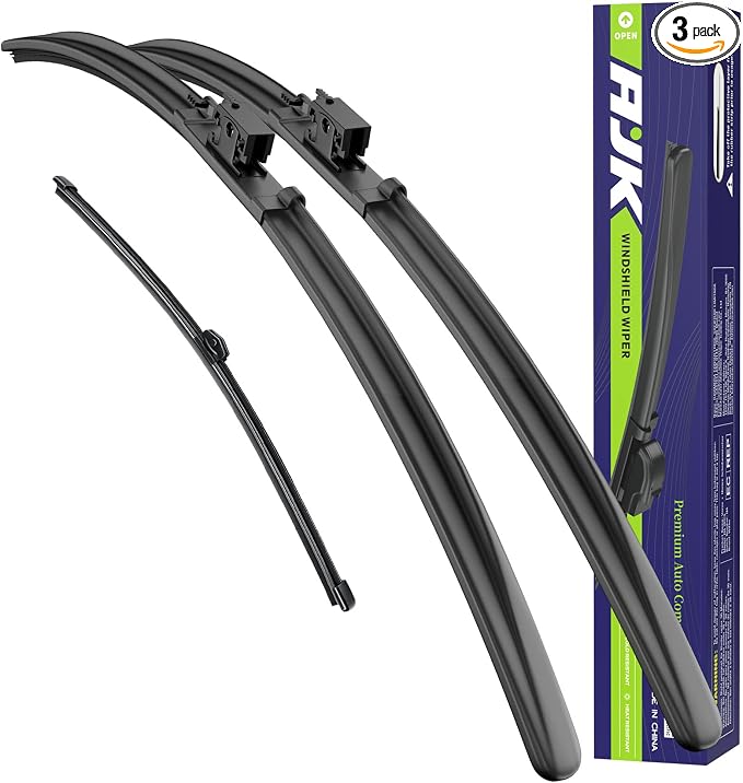 Wipers for Mercedes-Benz GLB-Class X247 GLB 250 AMG GLB 35 2020-2026 | Front and Rear Windshield 3 Piece All Weather OEM Quality Automotive Replacement Back Wiper Blades for My Car