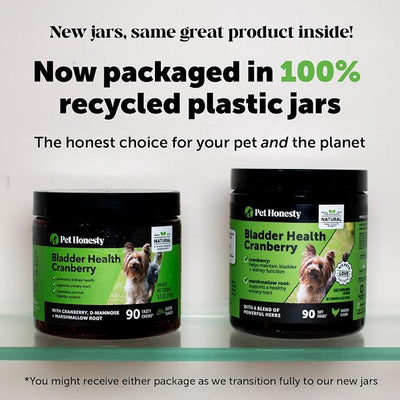 Cranberry for Dogs Urinary Tract Support - Advanced Bladder Control & Kidney Health Supplement - with D-Mannose & Marshmallow Root for Incontinence Support & Normal Urine pH (Chicken, 90 Ct)