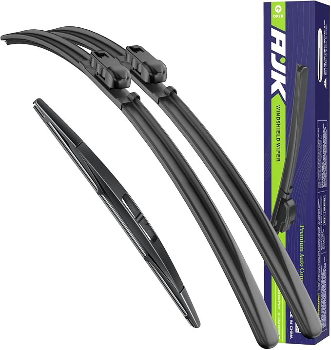 AJK Front Windshield Wipers for GMC Acadia 2007-2012 (24"+21"+11") | All-Weather OEM Quality Automotive Replacement Wiper Blades for My Car-Front and Rear Windows
