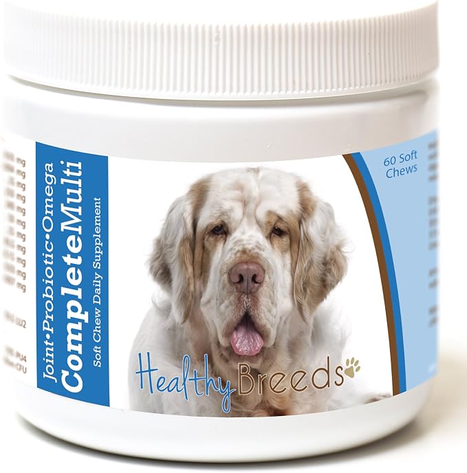 Clumber Spaniel All in One Multivitamin Soft Chew 60 Count