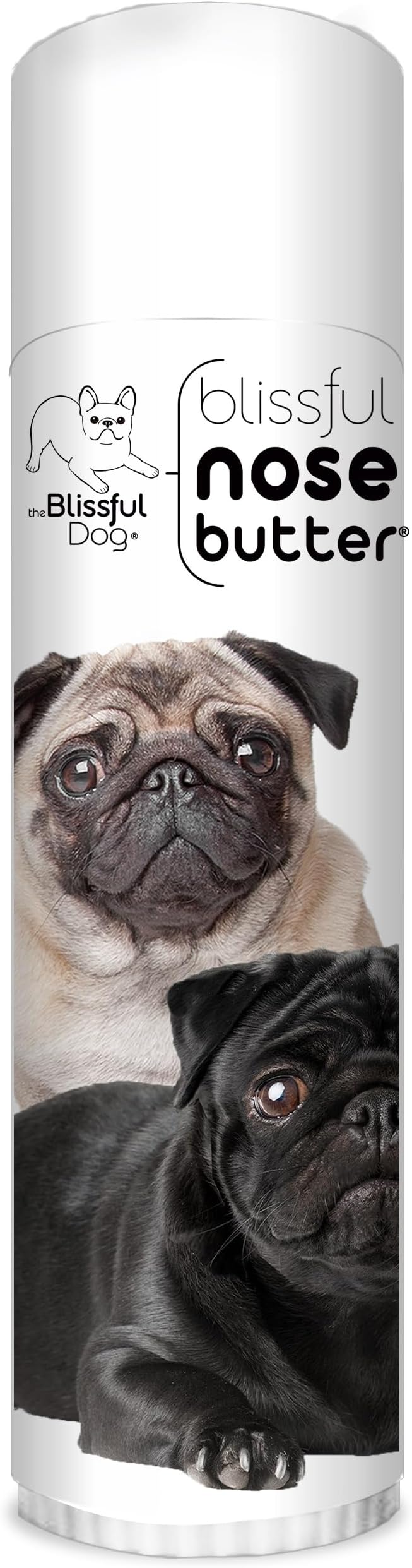 Pug Duo Unscented Nose Butter - Dog Nose Butter, 0.50 Ounce