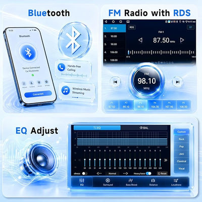 Hodozzy 4G+64G Android Car Stereo for VW Jetta Passat Golf Beetle Polo Caddy Tiguan Touran SEAT Skoda,7 Inch Touchscreen with Wireless Carplay Android Auto GPS WiFi Bluetooth FM/RDS DSP Canbus Camera