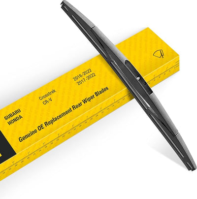 Rear Wiper Blade, 12 inch Rear Windshield Wiper Blades for Original Equipment Replacement, Compatible for Toyota Corolla Hatchback 2022-2019, Nissan Versa 2019-2014 + More(H306/12-B)
