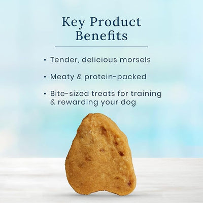 Blue Buffalo True Chews Premium Morsels Natural Dog Treats, Chicken 11 oz Bag (Pack of 6)