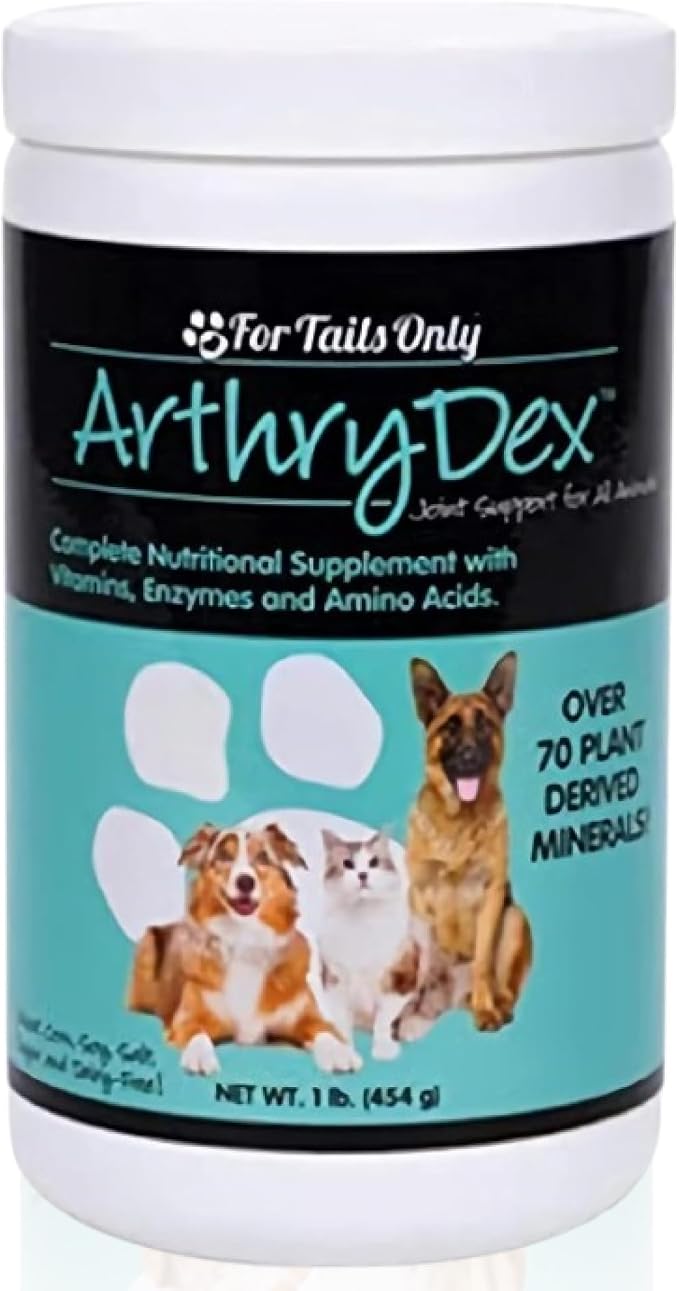 YOUNGEVITY Arthrydex Complete Nutritional Supplement | Vitamins Amino Acids Enzymes | Pets Healthy Bones -1 lb Canister