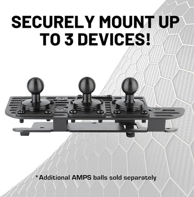 Bulletpoint Multiple Device Metal Dash Mount Cell Phone Holder Compatible with 2019+ RAM Truck 1500, 2500, 3500, TRX, RHO (RubiGrid v2 Magsafe Compatible)