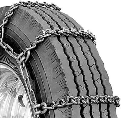 SCC QG2855 Quik Grip V-Bar Truck Single RS Tire Traction Chain - Set of 2