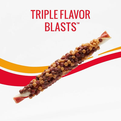 Good 'n' Fun Triple Flavor Blasts for All Dogs, 4 Ounces, Treat Your Dog to Long-Lasting Chews Made with Chicken Liver, Chicken & Duck (Pack of 2)