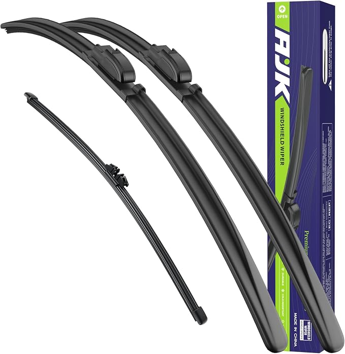 AJK Front Windshield Wipers for Lincoln Navigator 2017-2024 (22"+22"+11") | All-Weather OEM Quality Automotive Replacement Wiper Blades for My Car-Front and Rear Windows