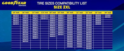 Goodyear Pro Snow Socks for Tires. Designed for All Tire Brands. Textile Chain Replacement for Optimal Traction in Snow & Ice. Easy Install. Emergency Winter Safety Solution, Multi-Season Use. Sz XXL