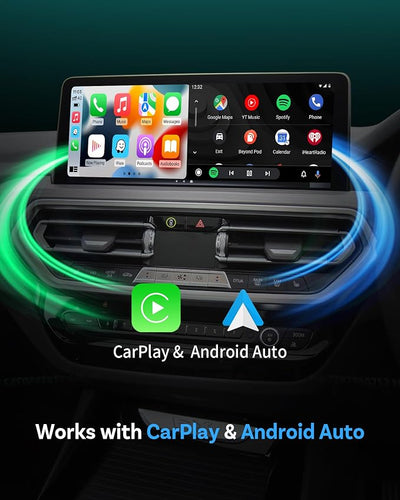OTTOCAST Mini Cube 3.0 Wireless Carplay Adapter & Android Auto Wireless Adapter Silver (2-in-1) – Plug & Play for iPhone & Samsung/Android Phones, Two Phones Memory, Auto-Reconnect, Stable 5GHz WiFi