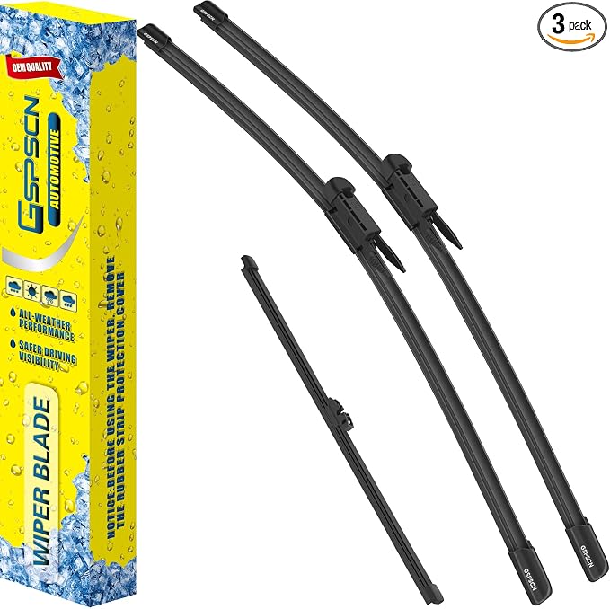 GSPSCN 3 Wipers Replacement For Ford Escape 2019 2018 2017 2016 2015 2014 2013，Original Equipment Windshield Wiper Blades Set 28"+28"+11" (Set of 3)