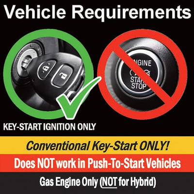 MPC Smartphone or OEM Remote Activated Remote Start Kit Compatible with 2011-2015 Ford Explorer-with T-Harness - Firmware Preloaded