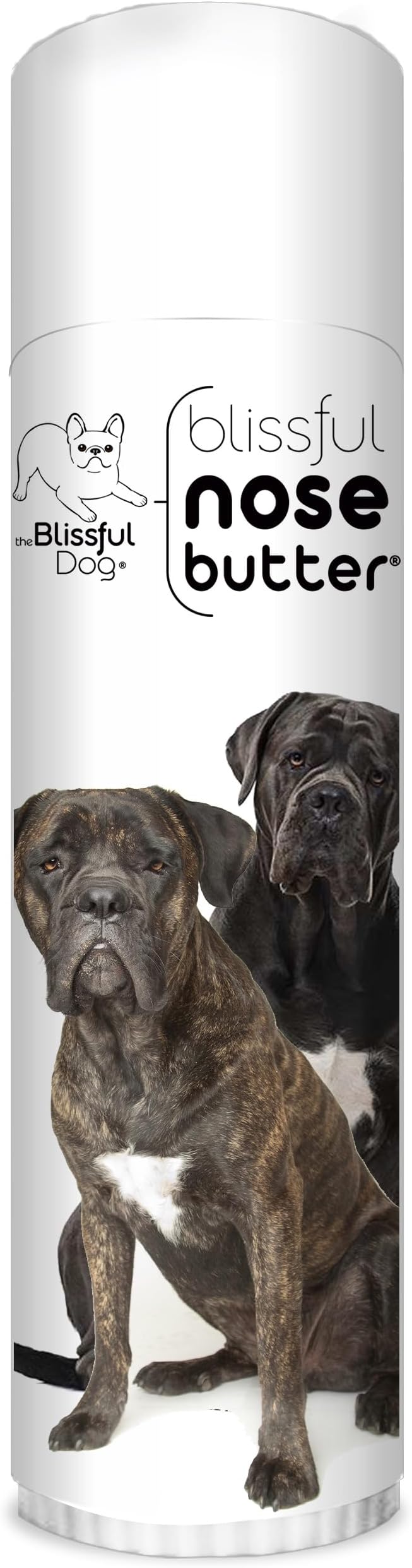 Cane Corso Nose Butter for Dry, Cracked Skin, Lick-Safe Dog Nose Balm with Moisturizing Shea Butter, Almond, Olive, and Essential Oils, Pet Supplies, Uncented, 0.50 oz.