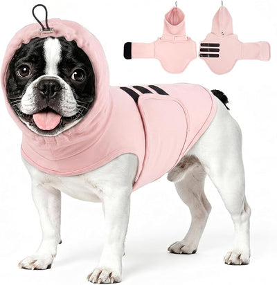 MIGOHI Dog Anxiety Vest | Calming Vest for Dogs Vet Visit,Durable Separation Anxiety Jacket for Dogs,Stress Relief Dog Anxiety Shirt Wrap to Stop Panting & Hiding,Fireworks,Lightning,Pink,M