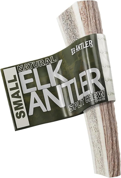 Elk Antlers for Dogs – Small Split (4-6 Inch), Irresistible Chew, USA Sourced, Naturally Shed & Ethically Harvested