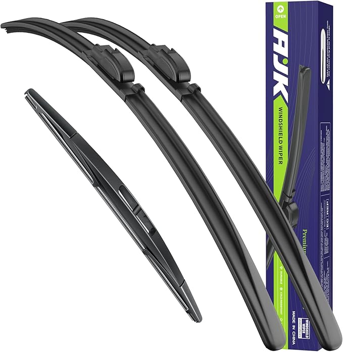 AJK Wiper Blades for Mazda CX-30 2020-2026 | 3-Piece, All Weather, OEM Quality
