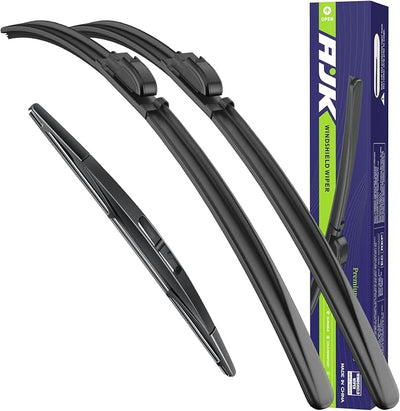 AJK Wiper Blades for Mazda CX-50 2023-2026 | 26"+16"+10", OEM Quality, Front & Rear, 3-Piece