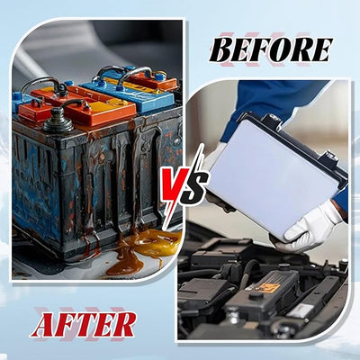 XhuangTech 7.5’’×40’’ Car Battery Insulation Kit, 3MM Battery Insulation Cover Extreme Temperature Protection, Thermal Wrap Heat Shield Blanket for Car Truck RV Boat, Reduce Heat Damage