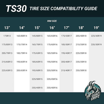 Tire Socks for Cars, SUVs & Pickups – Reusable Fabric Alternative to Chains for Snow & Ice – Easy Install, Low Clearance, Compatible ABS/ESP – Includes Gloves & Storage Bag (1 Pair)