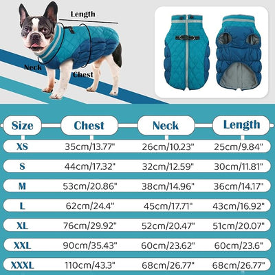 Small Dog Coat,Dog Jackets for Small Dogs,Warm Winter Jacket, Puppy Coat with Harness Built in,Waterproof Dogs Jacket,Puppy Cold Weather Coats,Winter Clothes Snowsuit Shih Tzu Bichon,S