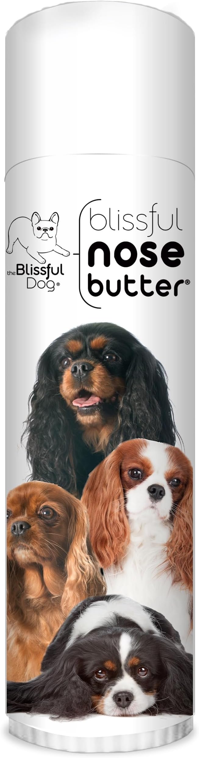 Cavalier King Charles Spaniel Nose Butter, Versatile Dog Nose Balm for Dry Nose, Handcrafted Nose Moisturizer, Easy-to-Apply Dog Essentials, Unscented, 0.50 oz.