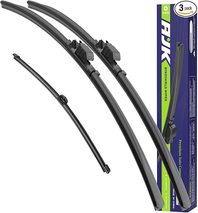 Front and Rear Wipers for BMW X2 2018-2023 | Original Equipment Replacement Back Window Windshield Wipers, Vehicle Specific Fit, Pack of 3