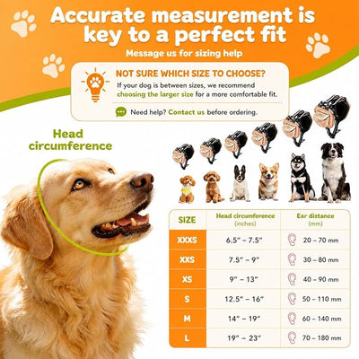 PETSEAR Dog Ear Muffs Noise Protection,Dog Headphones Noise Cancelling 29dB NRR with Magnetic Buckle & Electroplated Finish, Anti-Anxiety Earmuffs for Fireworks,Thunderstorms,Travel(Gold,XXXS)
