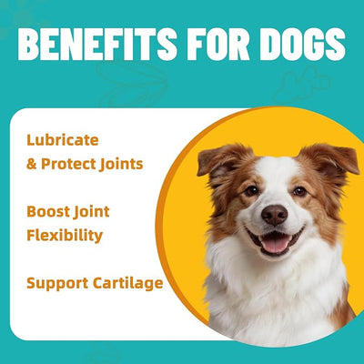 Just Try 7oz Hip & Joint Powder Green-Lipped Mussels for Dogs Glucosamine Chondroitin MSMChicken Flavored Joint Supplement for Dogs Cat Supplies 200g