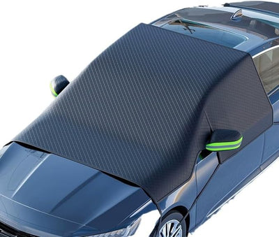 Magnetic Windshield Cover for Toyota Camry 2012-2017, Snow Ice Protector with Mirror Covers Winter Frost Shield Sunshade Waterproof
