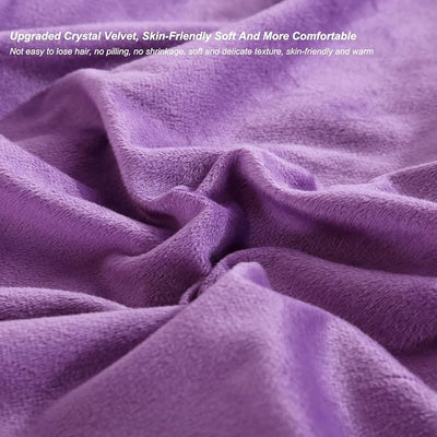 40"x55" Cordless Heated Blanket, Portable Heated Blanket Battery Operated, Cozy Soft Wearable Heated Shawl, 3 Heat Settings, Auto-Off, Machine Washable(Purple,Shawl)