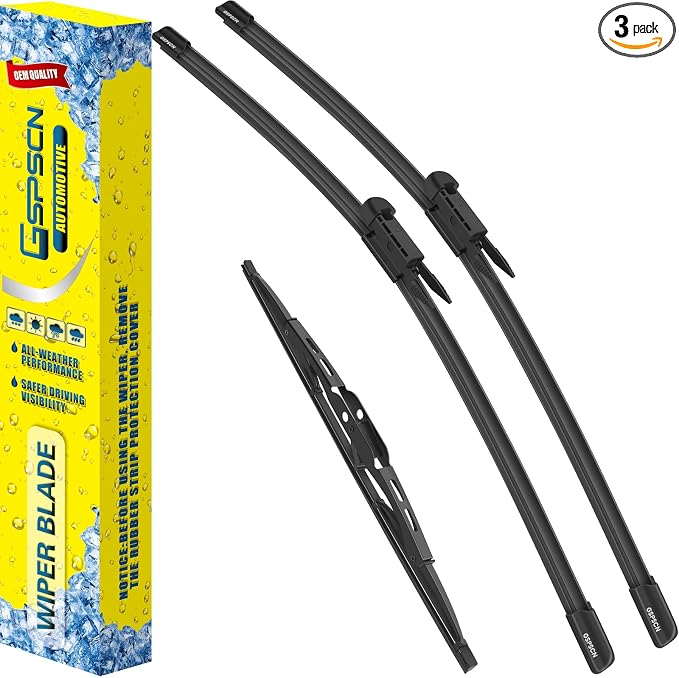 GSPSCN 3 Wipers Replacement For Chevrolet Traverse 2017-2012，Original Equipment Windshield Wiper Blades Set 24"+21"+13" (Set of 3)