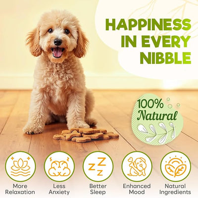 ZENO Hemp Calming Chews for Dogs Anxiety - 150 pcs - Dog Anxiety Relief with Melatonin - Calming Chews for Stress, Travel, Check-up, Barking, or Grooming - Duck Flavor